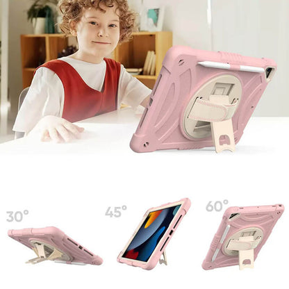 Three Layer Protection 360° Rotatable Grip Compatible with iPad Pro 10.5 2017 Case with Stand and Penslot