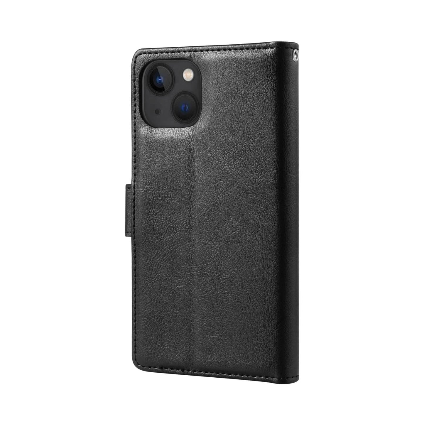 Suitable for Phone Hanman Mila Series Leather Dual Wallet Filp Case