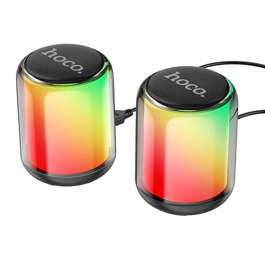 Hoco Colorful Bluetooth Wired 2-in-1 Computer Speaker BS56