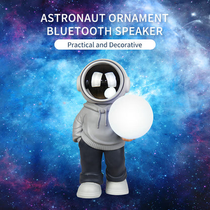 Mobie Compact Multifunctional Astronaut Ornament Bluetooth Speaker Night Light YM-121