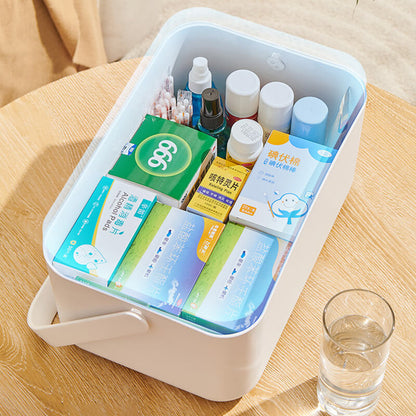 Mobie Large Capacity Portable Medical Kit with Removable Pill Case Family Medicine Organizer E24142