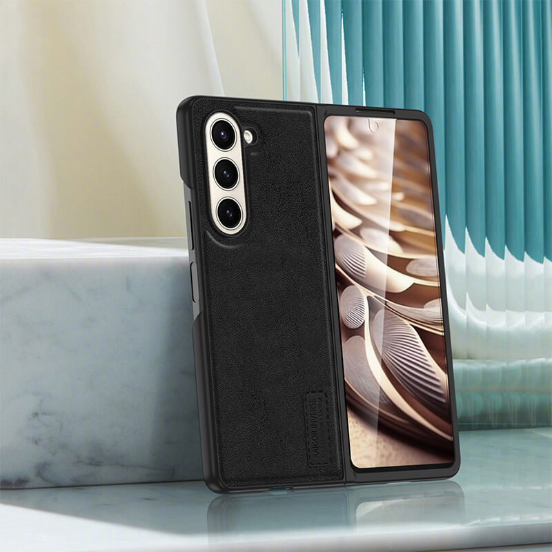 Lucas Series Premium Leather Compatible with Samsung Z Fold 7 2025 Case