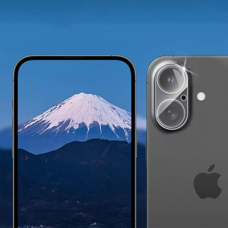 Compatible with iPhone 13 Pro 9H Transparency Tempered Glass Camera Lens Cover Protector