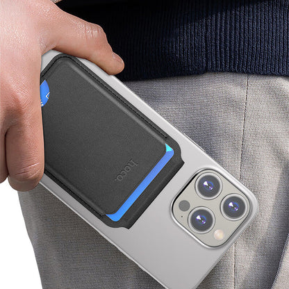 Hoco Leather Wallet Magsafe Card Bag Phone Stand