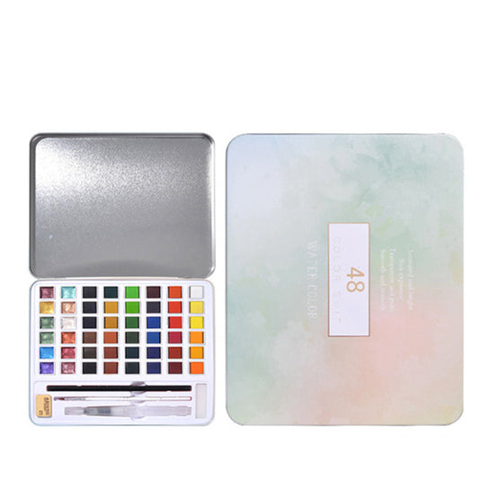 Water Colour Paint Sketchers' Pocket Box 48 pcs