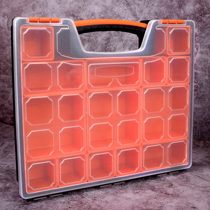 Multi-Purpose Portable Plastic Organizer with 14 different Size Removable Bins