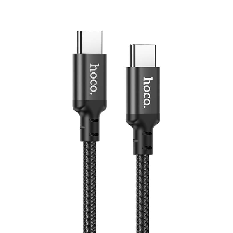 Hoco Double Speed 60W Charging Data Cable Type-C to Type-C 1m X14