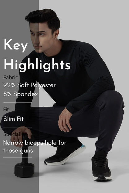 Core Fullsleeves T-shirt Black