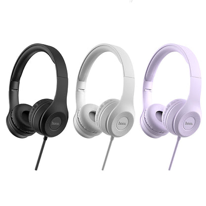 Hoco Graceful Charm Wired Headphone with Microphone W21