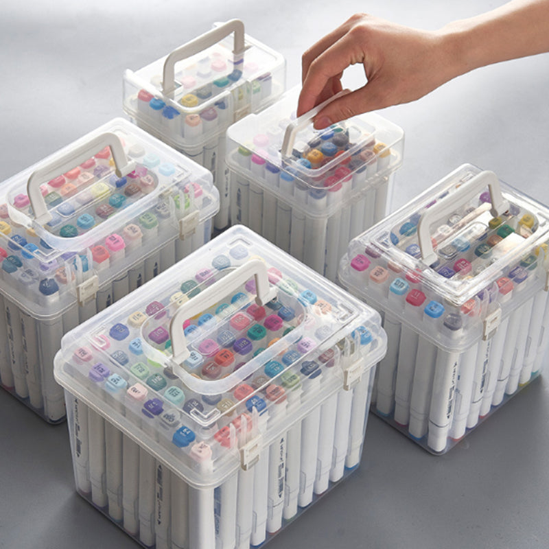 Twin Oily Markers Permanent Art Marker Pens for Coloring Drawing 80 pcs