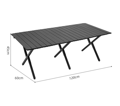 Portable Outdoor Folding Table – Egg Roll Style, 120cm LFRD5648