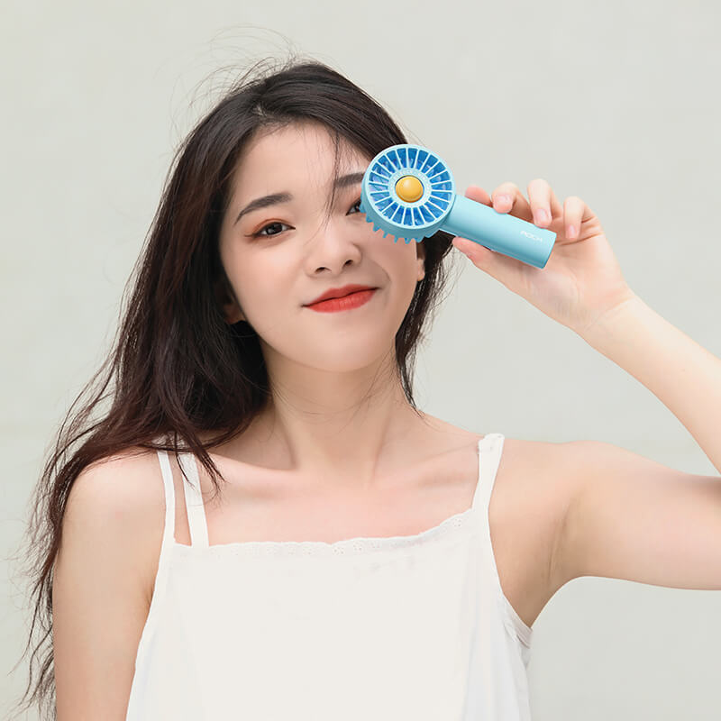 Rock Mini Portable USB Rechargeable Handheld Fan