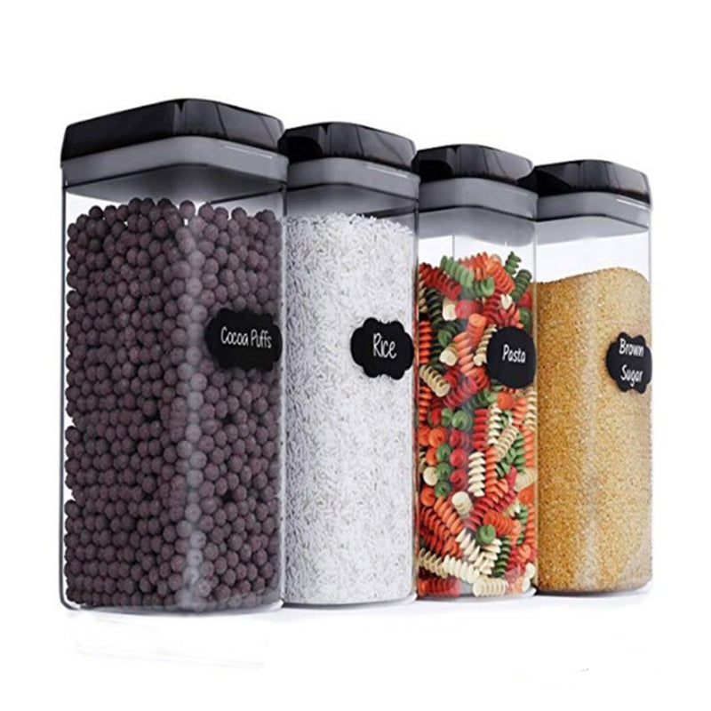 Airtight Food Storage Containers Set with Easy Lock Lids Plastic Containers W