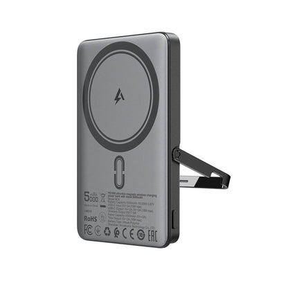 Acefast Magnetic Wireless Charging Power Bank with Stand 5000mAh M16