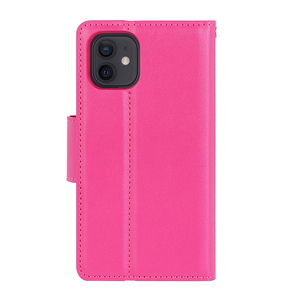 Hanman Mill Series Leather Wallet Flip Case Compatible with iPhone 15