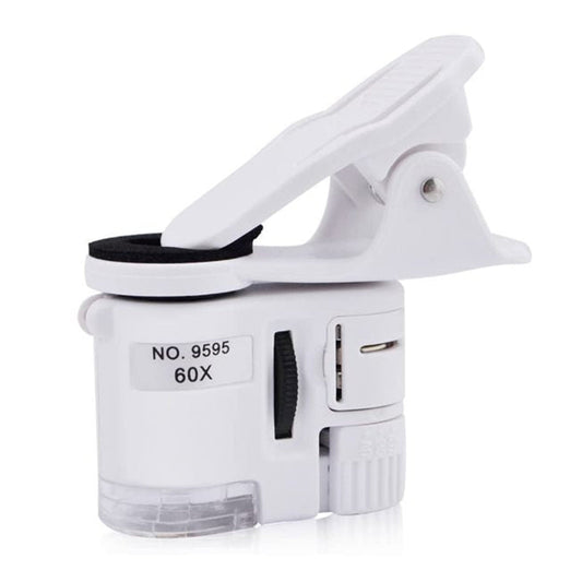 Universal Clip Type 60X LED UV Light Magnifier