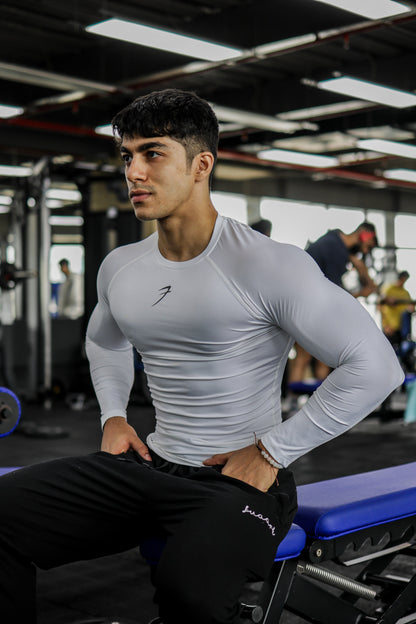 Compression Fullsleeves T-shirt White