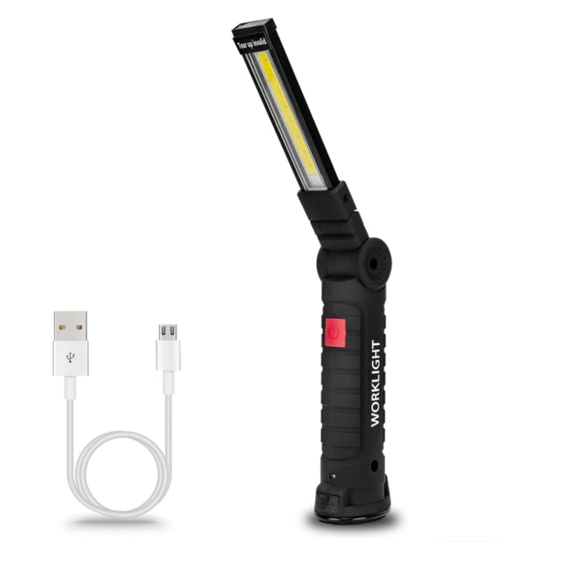 LED Work Light Flashlight with Magnetic Base 270°Rotate Grill Light and 5 Modes
