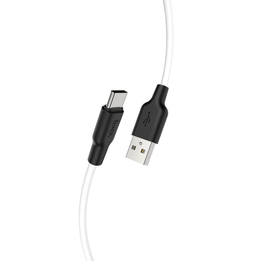 Hoco Silicone USB-A to Type-C Charging Data Cable 2m X21 Plus