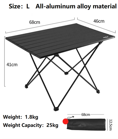 Aluminum Alloy Roll-Up Camping Table - PRI10116