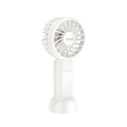 Portable Electric Fan w/ Handheld & Desktop Stand