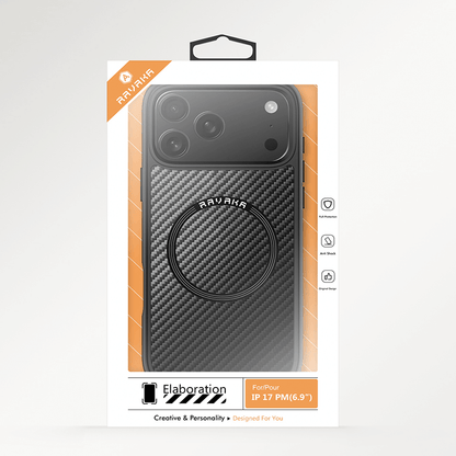 Compatible with iPhone 17 Pro Scott Plus Series Shockproof Magnetic Phone Case
