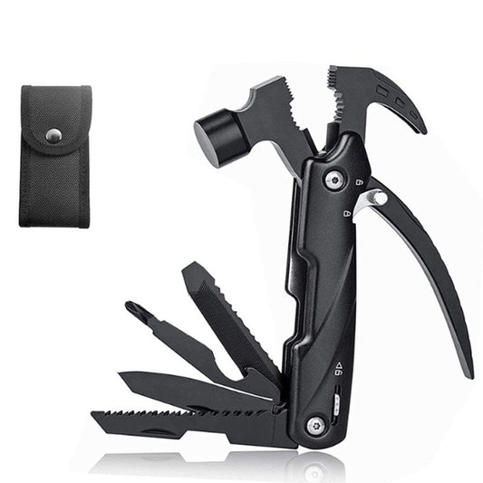 Multitool-12 in 1 Camping Tools with Mini Hammer