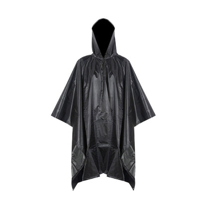 Rain Poncho Waterproof Raincoat with Hoods Rain Poncho C