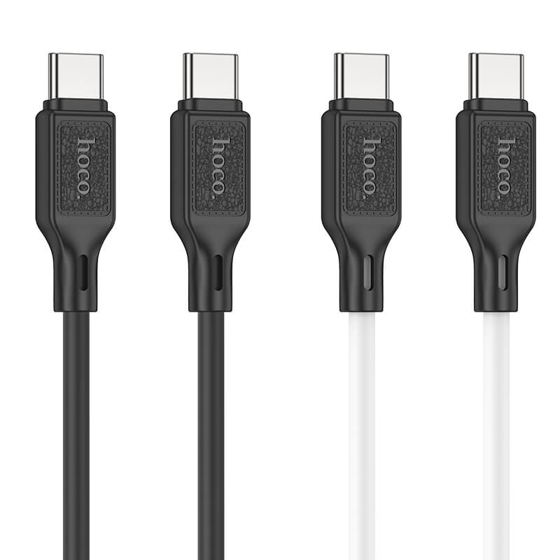 Hoco Cool 60W Silicone Charging Data Cable for Type-C to Type-C X90