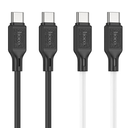 Hoco Cool 60W Silicone Charging Data Cable for Type-C to Type-C X90