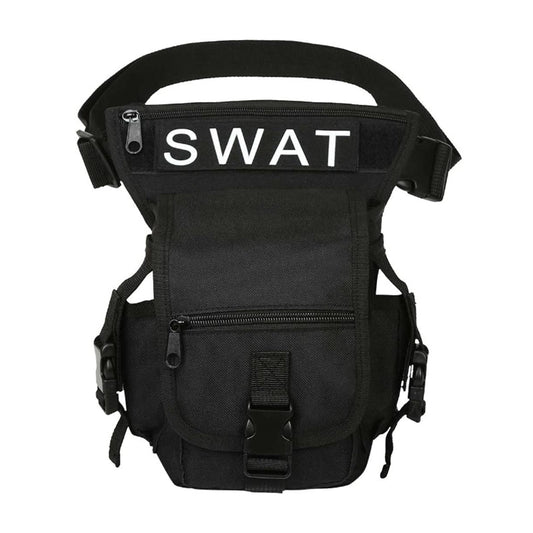 Men's Drop Leg Pouch Tools Bags Tactical Leg Bag Black