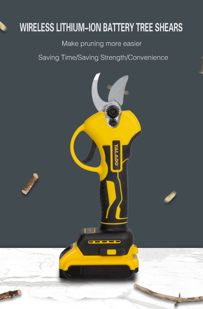 Cordless Electric Branch Scissors 25mm Pruning Shear Cutter