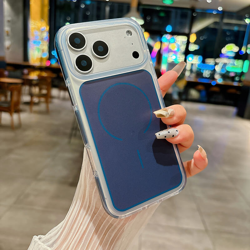 Compatible with iPhone 17 Pro Aurora Pure Series Magnetic Phone Case