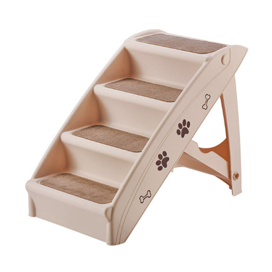 Pet Safe CozyUp Folding Dog Stairs - Pet Stairs for Indoor/Outdoor Beige