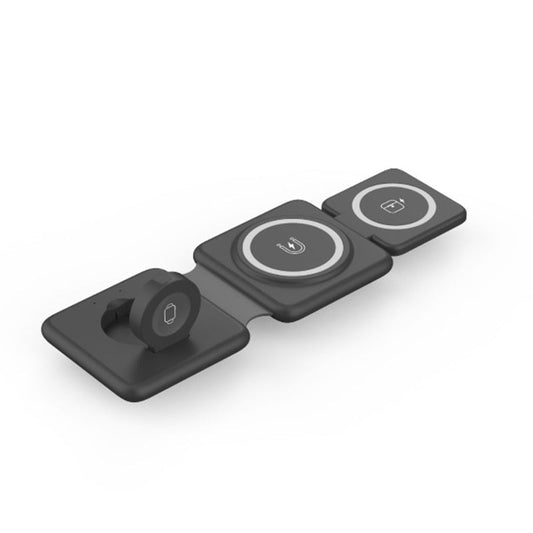 3 in 1 Wireless Charging Station Foldable magnetic 15W Charger for iPhone 14