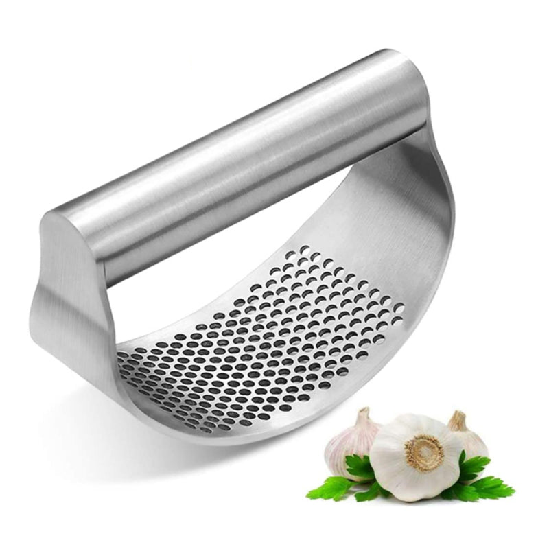 Garlic Press Rocker Stainless Steel Garlic Crusher