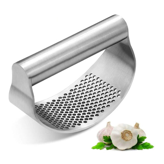 Garlic Press Rocker Stainless Steel Garlic Crusher