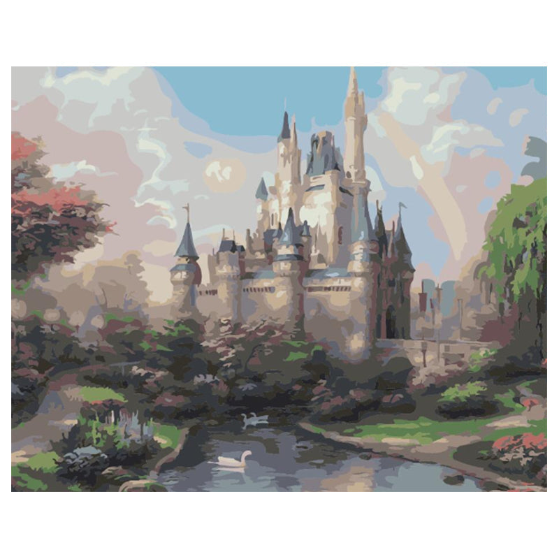 Adult Paint by Number Kit on Canvas  40x50 cm (with wooden frame)