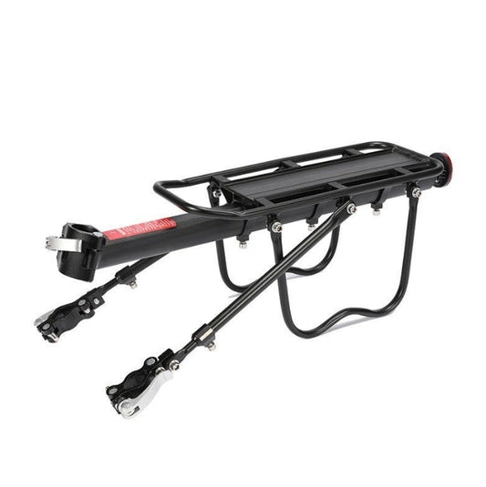 Bicycle Rear Bike Cargo Rack,110 Lbs Capacity Aluminum Alloy Bicycle Rear Rack