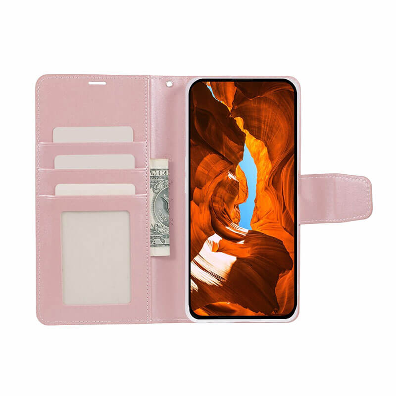 Compatible with iPhone 17 Hanman Mill Series Leather Wallet Flip Case