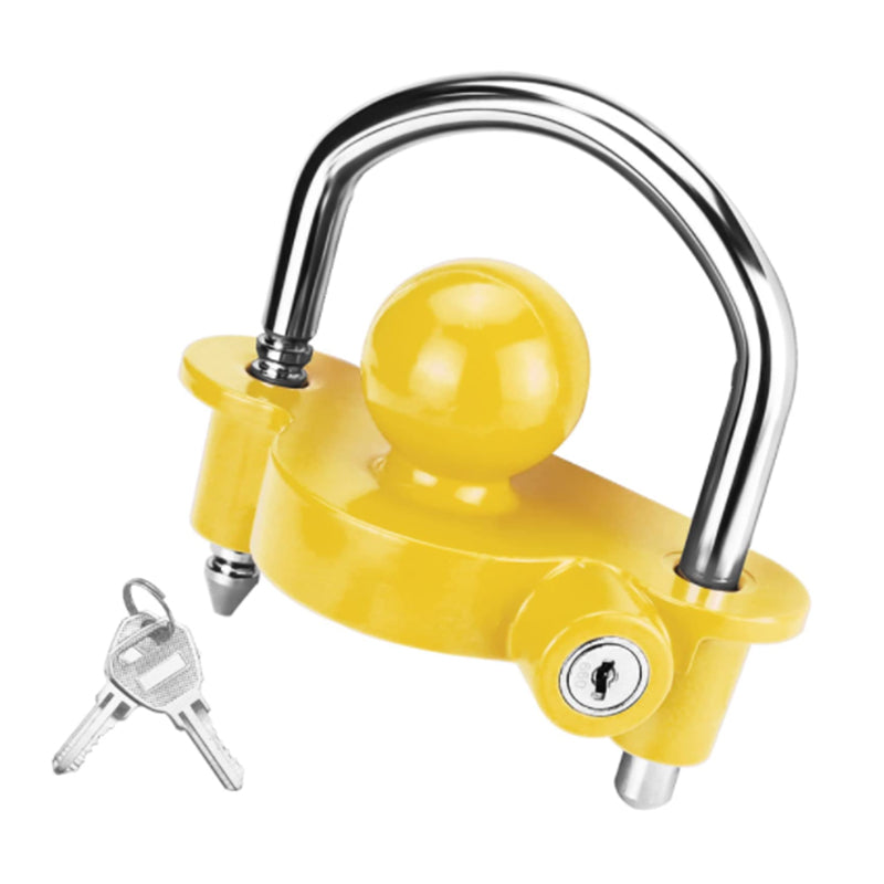 Improvedhand Trailer Hitch Lock Coupler Ball Tow Lock U-Shape