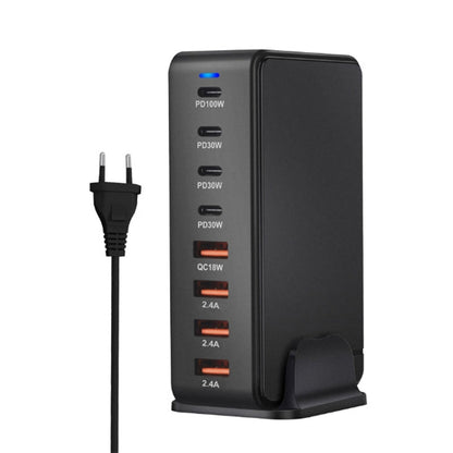 GaN PD Charger Multi-function 8-port Desktop Adapter USB Type C Fast Charger 2