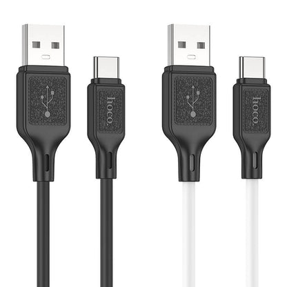 Hoco Cool Silicone USB-A to Type-C Charging Data Cable X90