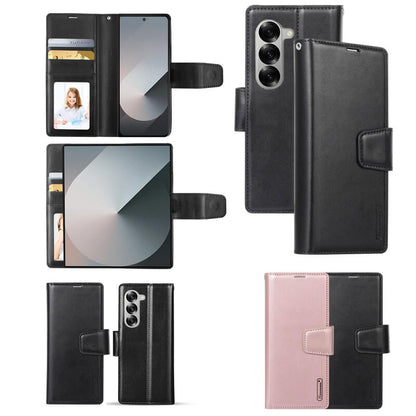 Hanman Leather Wallet Compatible with Samsung Z Fold 7 2025 Case