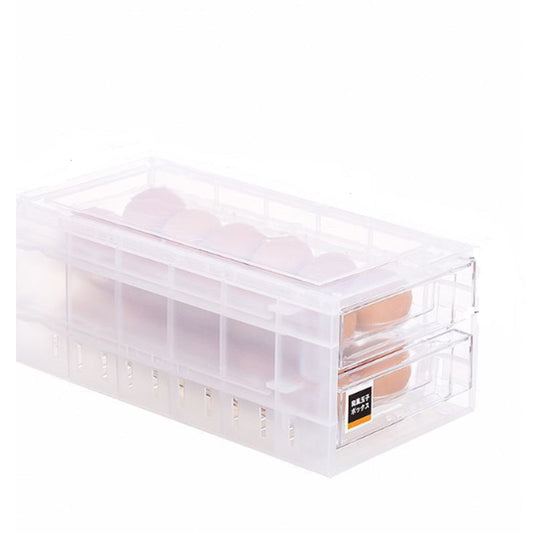 60 Grid Large Capacity Egg Holder for Refrigerator, Household Egg Fresh Storage