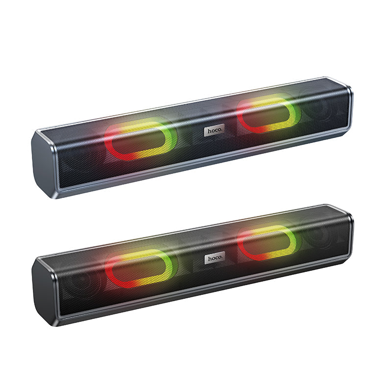 Hoco 5.1 Bluetooth Desktop Wireless Speaker with LED Lights BS49