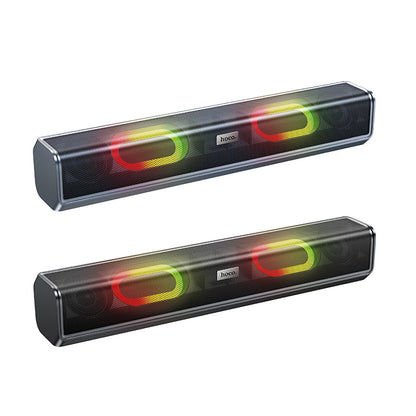 Hoco 5.1 Bluetooth Desktop Wireless Speaker with LED Lights BS49
