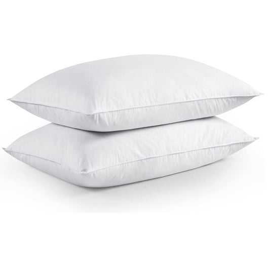 Set of 2  Comfy Pillows for Sleeping Set 900gm Microfiber 71cm*44cm
