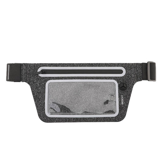 Rock Reflector Transparent Window Slim Sports Waist Bag