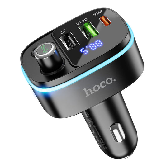 Hoco Fast PD 20W+QC 3.0 Car Bluetooth FM transmitter E62